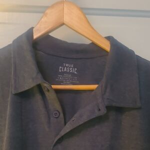 True Classic Navy Blue Polo Shirt Classic Style
